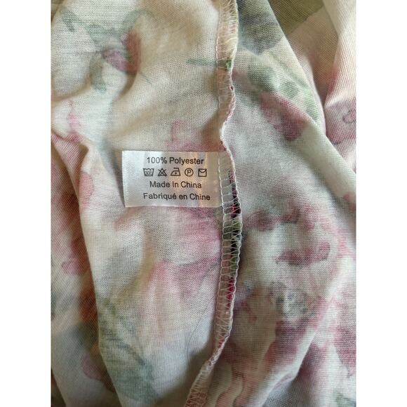 Show Me Your Mumu “Brie” Robe “Garden of Bloom” White W/Pink Floral Print-OS - Picture 8 of 8